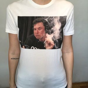 Elon Musk Smoking Weed t-shirt